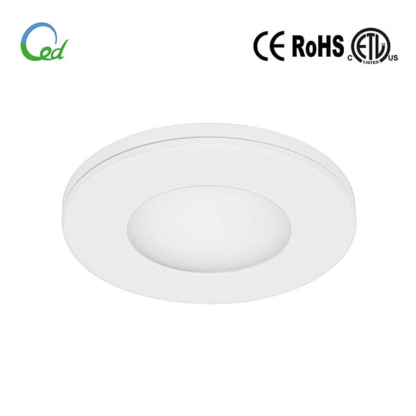 LED cabinet light, input 12V or 24V DC, 3W, Ra>80, recessed mounted or surface mounted